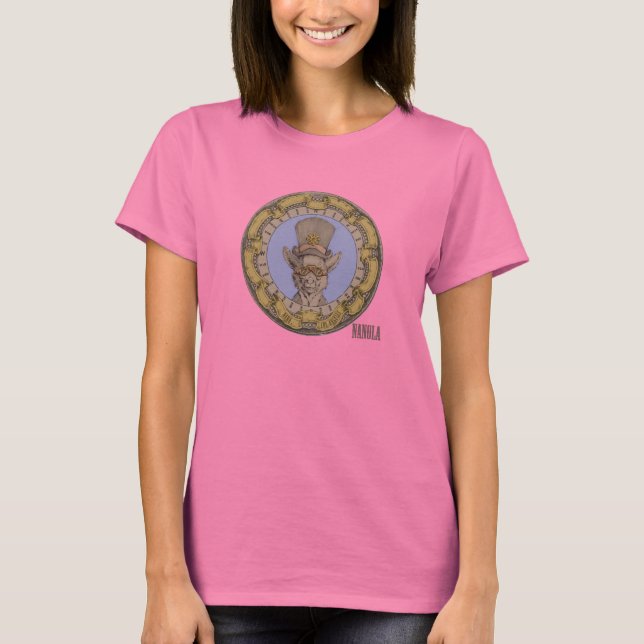 T-shirt NaNo Los Angeles Steampunk Lemur (Frente)