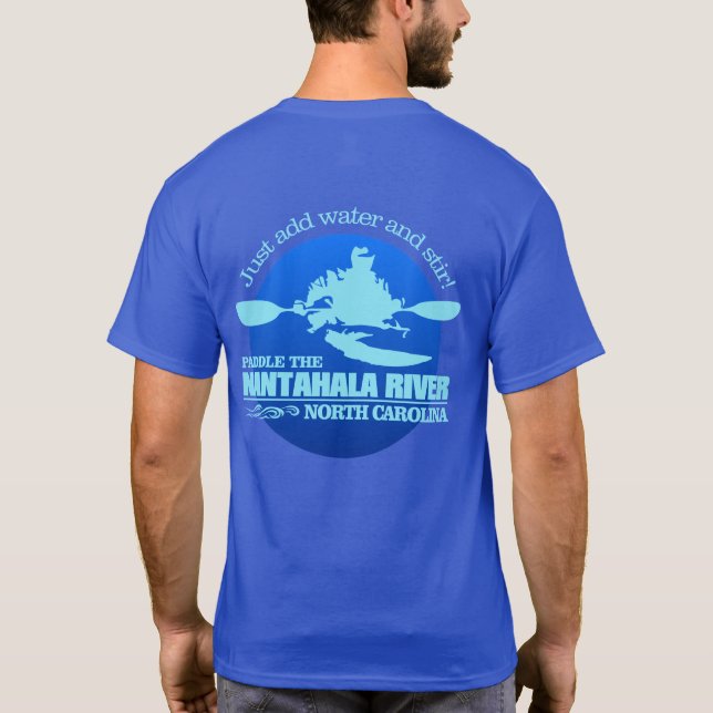 T-shirt Nantahala (Azul) (Verso)