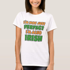 T-shirt Não Apenas Irlandês Perfeito