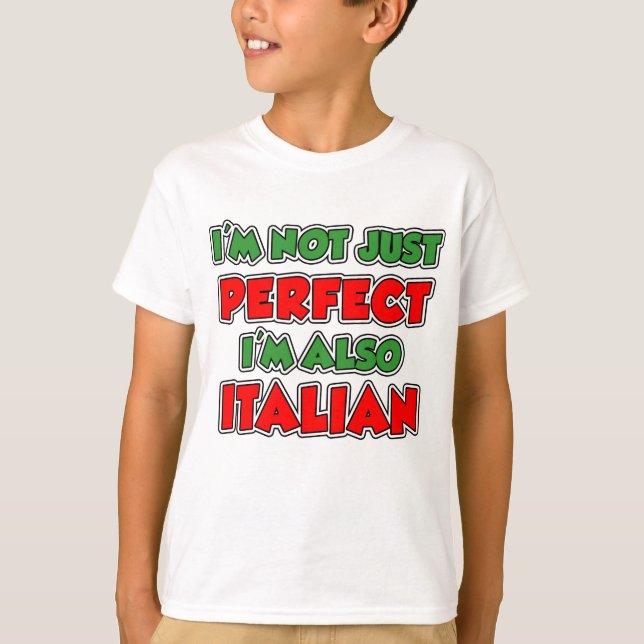 T-shirt Não Apenas Italiano Perfeito (Frente)