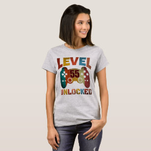 T-Shirt NÃO BLOQUEADO NÍVEL 55