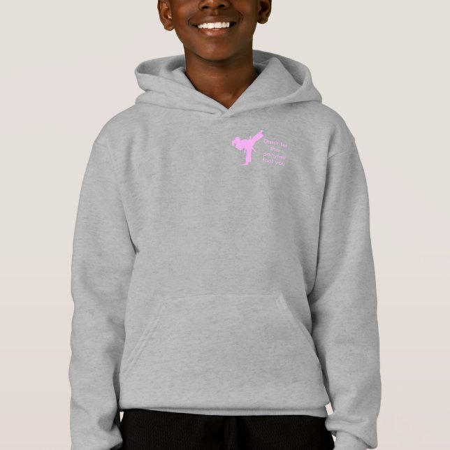T-shirt Não deixe o rabo de cavalo enganá-lo - Hoodie das (Frente)