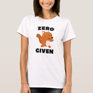 T-shirt Não dou a mínima