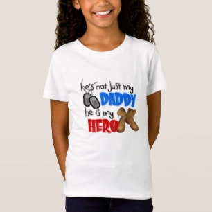 T-shirt Não é apenas meu pai que é meu herói
