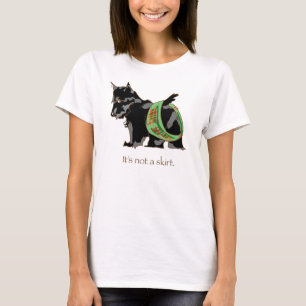 T-shirt Não é uma saia