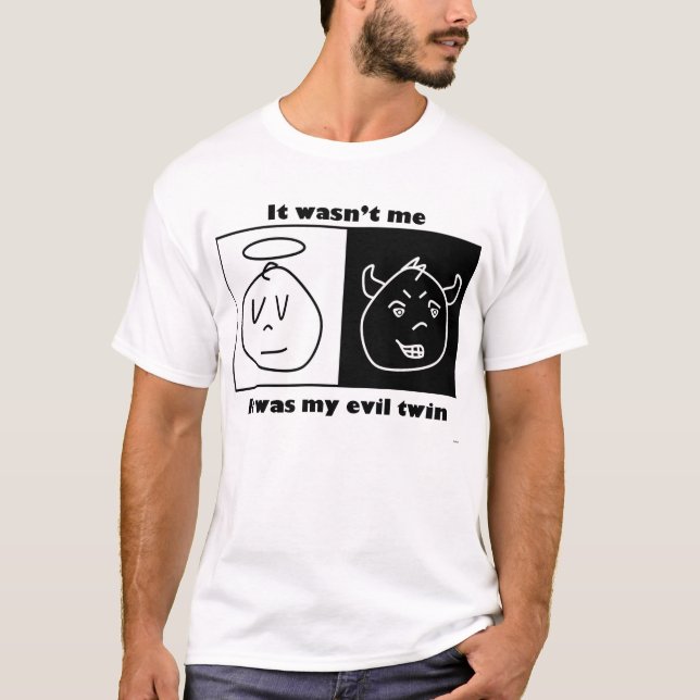 T-shirt Não era mim (Frente)