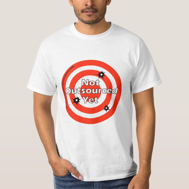 T-shirt não externalizada contudo do Bullseye (Frente)