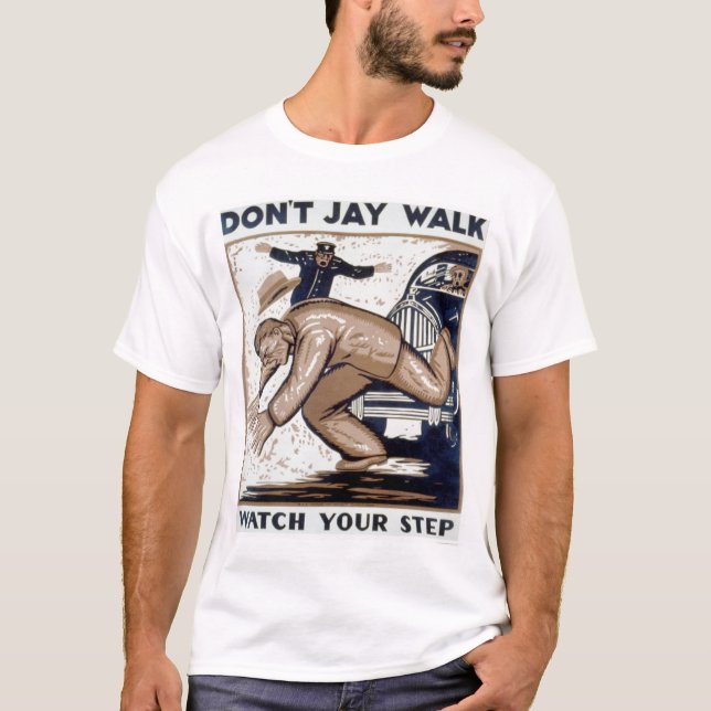 T-shirt Não faz a caminhada de Jay WPA 1937 (Frente)
