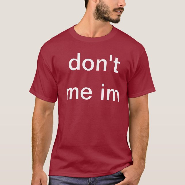 T-shirt não faz eu im (Frente)