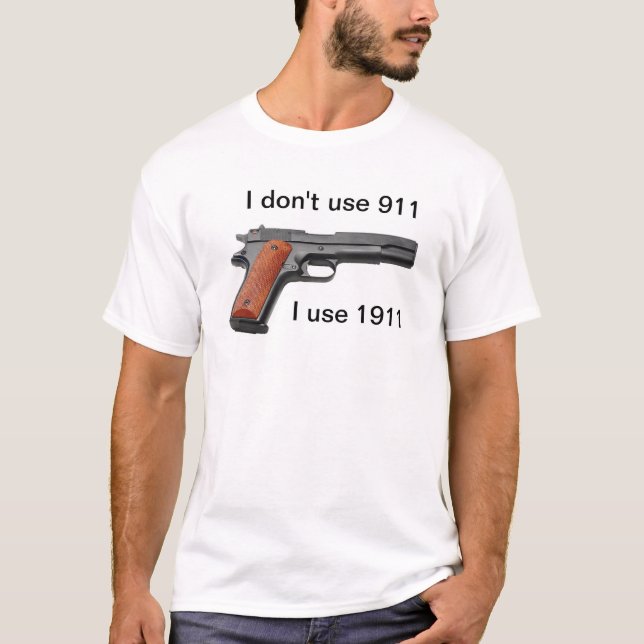 T-shirt Não faz o uso 911 (Frente)
