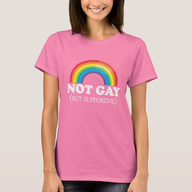 T-SHIRT NÃO GAY (Frente)