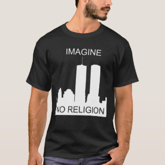 T-shirt Não imagine nenhuma religião