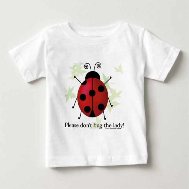 T-shirt Não inseto a Senhora (Frente)