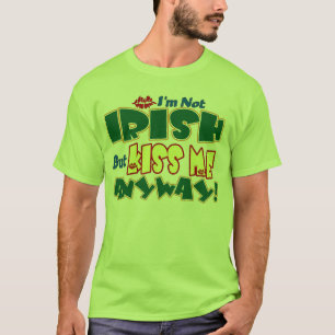 T-shirt Nao irlandês… beije-me de qualquer maneira
