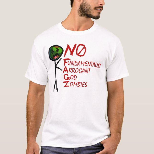 T-shirt não mais zombis (Frente)