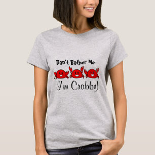 T-shirt Não Me Incomode, Estou Irritado! Trio Feliz de Car