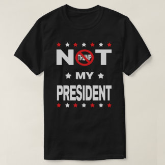 T-shirt Não meu presidente - Anti-Trunfo