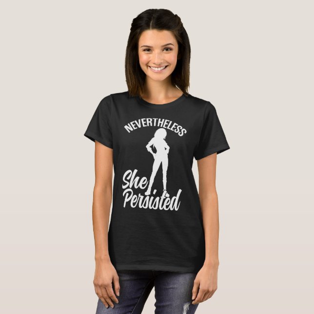 T-shirt Não obstante, persistiu (Frente Completa)