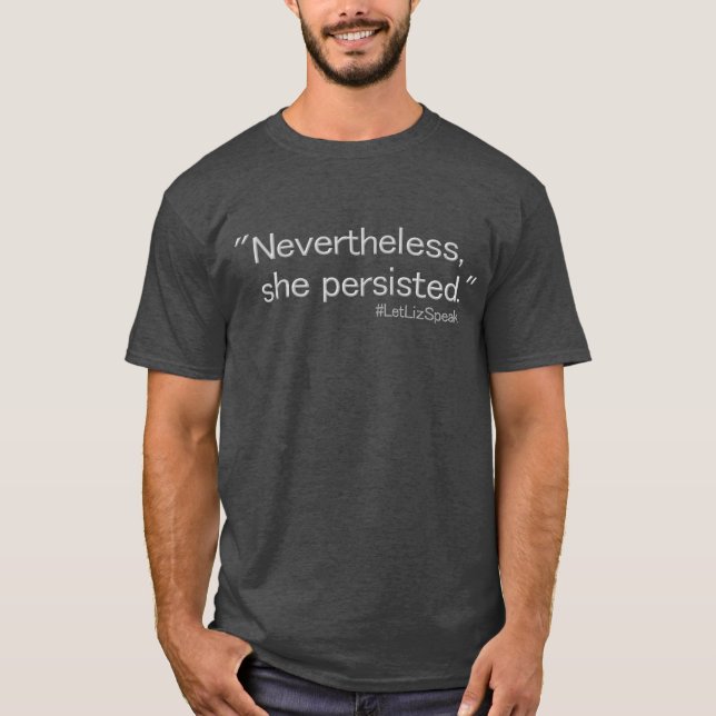 T-shirt Não obstante, persistiu (Frente)