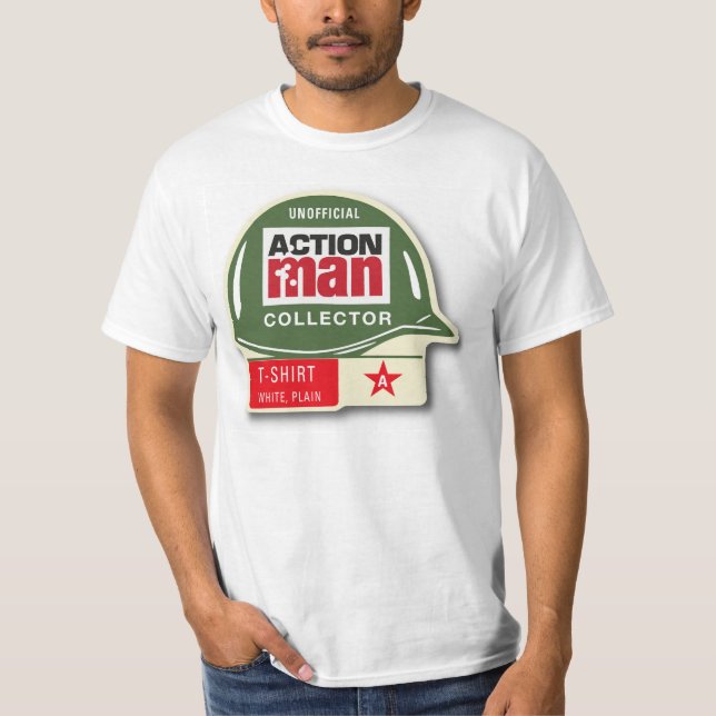 T-shirt não oficial do homem da ação (Frente)