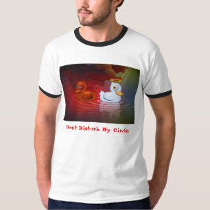 T-shirt Não perturbe meus círculos