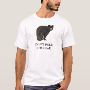 T-shirt Não pique o urso