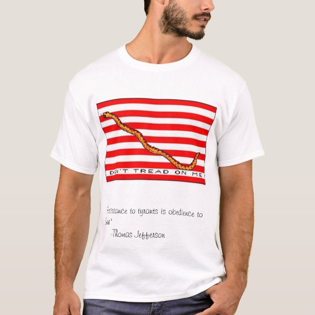 T-shirt Não pise em mim (Frente)