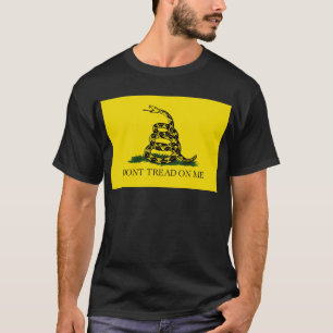 T-shirt NÃO PISE em MIM, a bandeira de Gadsden