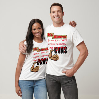 T-shirt Não posso esconder essas armas