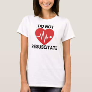 T-shirt Não ressuscitar