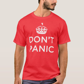 T-shirt Não se apavora o T vermelho