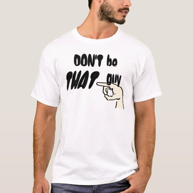 T-shirt Não seja ESSA cara! (Frente)