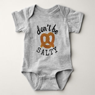 T-shirt Não seja Salgado Engraçado Pretzel Pun