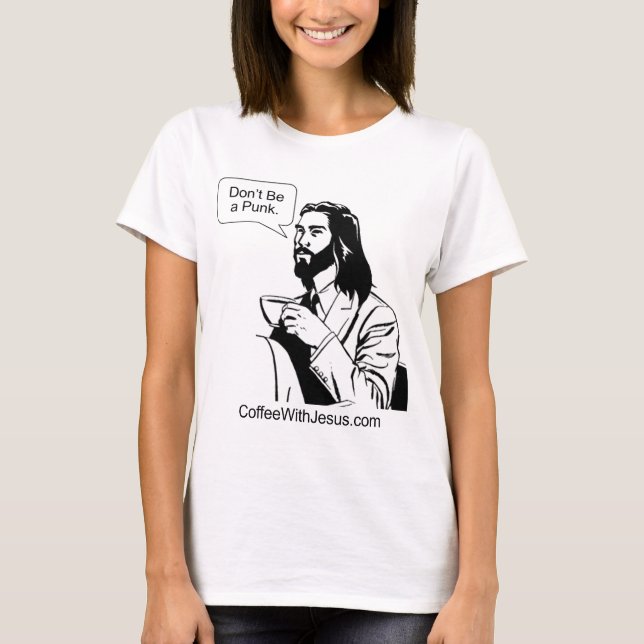 T-shirt Não seja um punk (Frente)