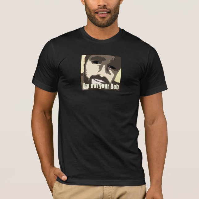 T-shirt Não Seu Bob Beard (Frente)