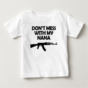 T-shirt Não suje com minha Nana