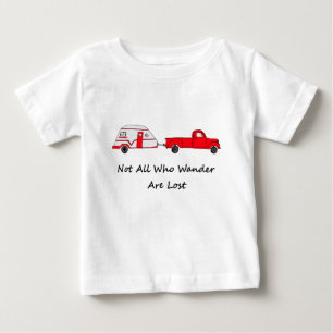 T-shirt Não tudo que Wander é caravana perdida do reboqu