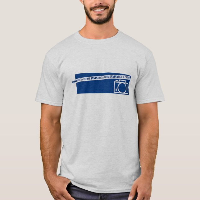 T-shirt Não um criminoso (Frente)