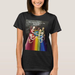 T-shirt Não Vamos Ver O Mundo Queimar (com palavras)