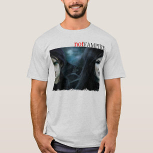 T-shirt Não vampiro: Alienígena