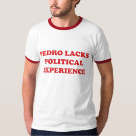 T-shirt Não vote em Pedro