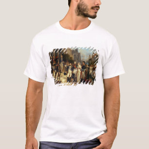 T-shirt Napoleon Bonaparte que recebe a rainha Louisa