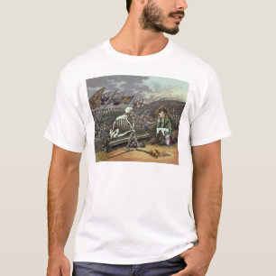 T-shirt Napoleon e esqueleto, 18o