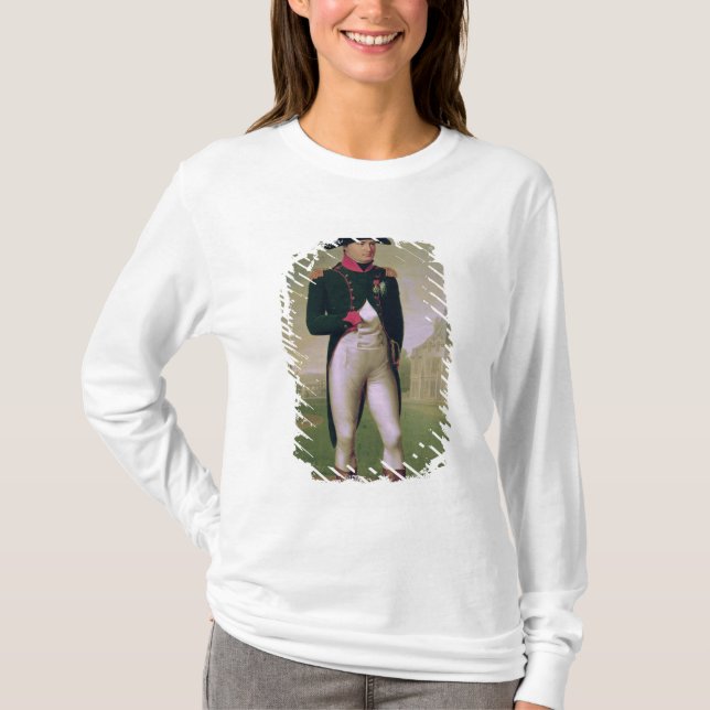 T-shirt Napoleon mim na frente do castelo de Malmaison (Frente)