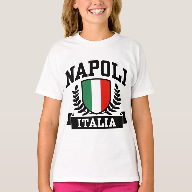 T-shirt Napoli Itália (Frente)