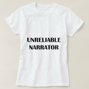 T-shirt Narrador Não Confiável