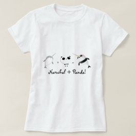 T-shirt Narwhal mais a panda!