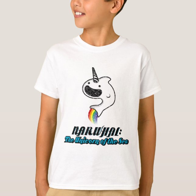 T-shirt Narwhal: O Unicórnio do Mar (Frente)