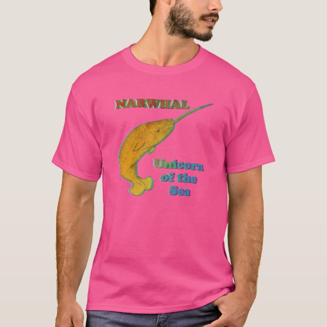 T-shirt Narwhal - Unicórnio do Mar (Frente)