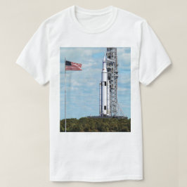 T-shirt NASA SLS Sistema de Lançamento Espacial Foguete na